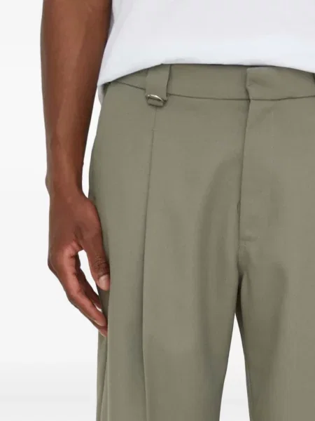 Pantaloni Won Hundred plisate verde
