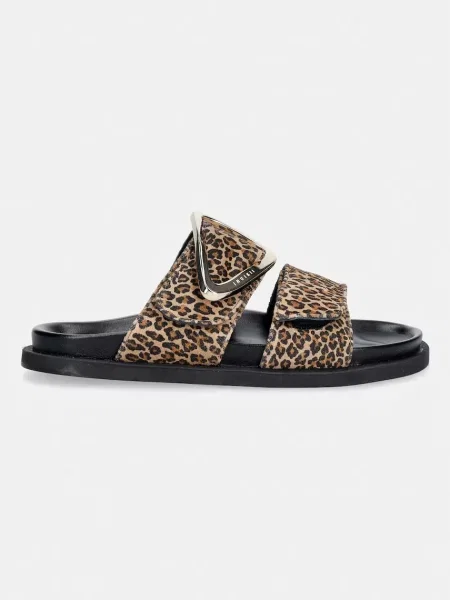 Замшевые шлепанцы Inuikii