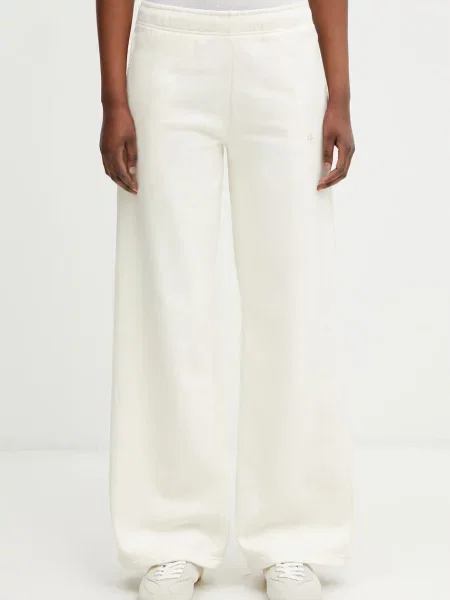 Anine Bing KACEY SWEATPANT MONOGRAM CREAM pantaloni de trening din de femei