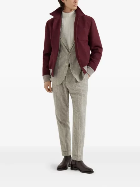 Pruhované kalhoty Brunello Cucinelli