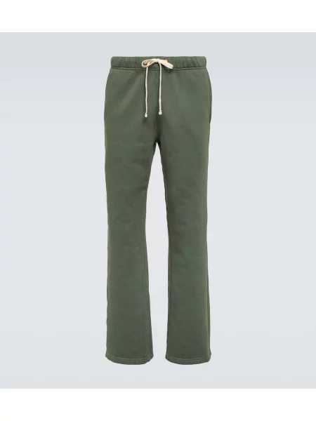 Športne hlače Les Tien iz flisa zelena