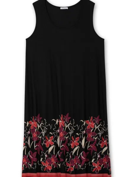 SHEEGO Rochie verde / lila / roz închis negru
