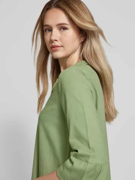 Sukienka tunikowa o kroju regular fit z mieszanki i lnu model ‘MYMILO’ Vero Moda