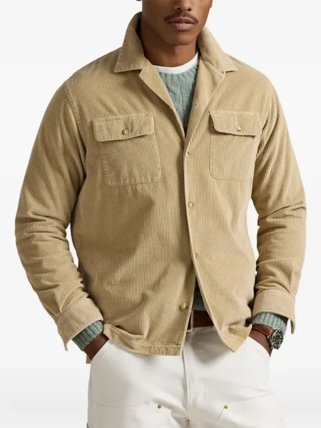 Dlouhá pruhovaná s límcem kšiltovka Polo Ralph Lauren modrá