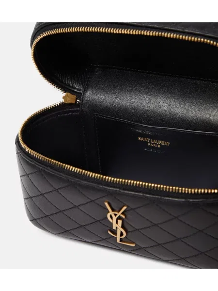Geanta de piele Saint Laurent din piele negru