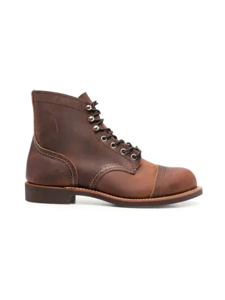 Trzewiki Red Wing Shoes skórzane czerwone