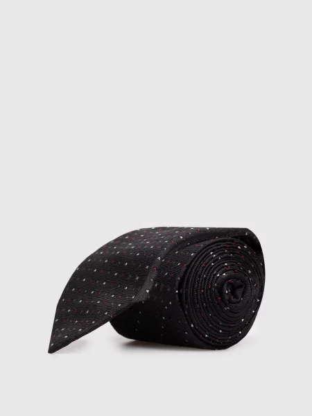Шелковый галстук Brunello Cucinelli черный