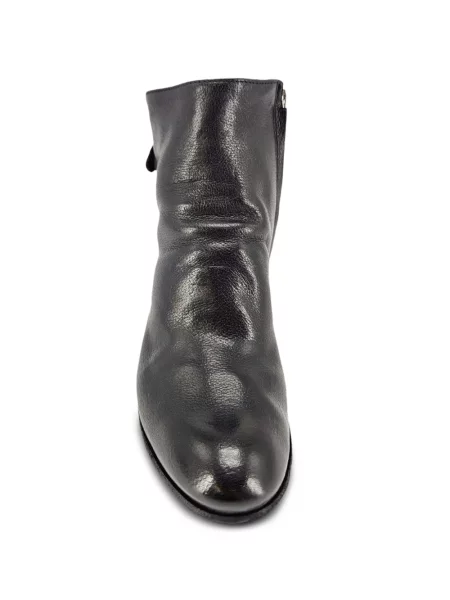 Cizme scurte Officine Creative din piele negru