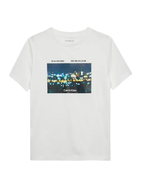 Gyerek póló Calvin Klein Jeans fehér