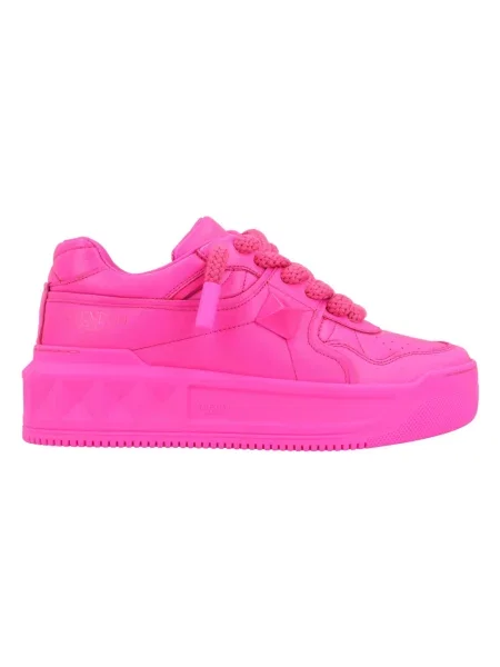 Sneakersy Valentino One Stud skórzane różowe