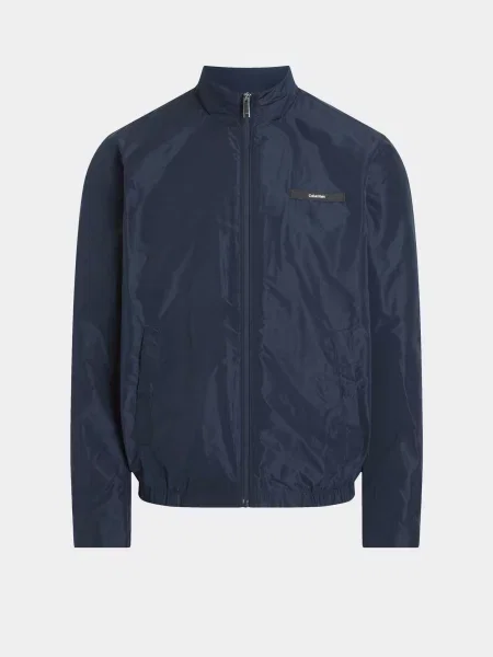 Переработанный демисезонная куртка Calvin Klein синяя