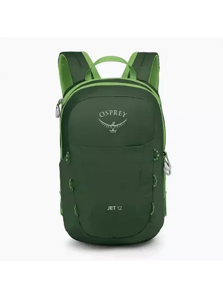 Plecak turystyczny dziecięcy Osprey Jet 12 l green canopy / limeline green zielony