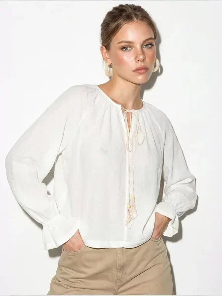 Bianco Lucci Bluza Blusen oker