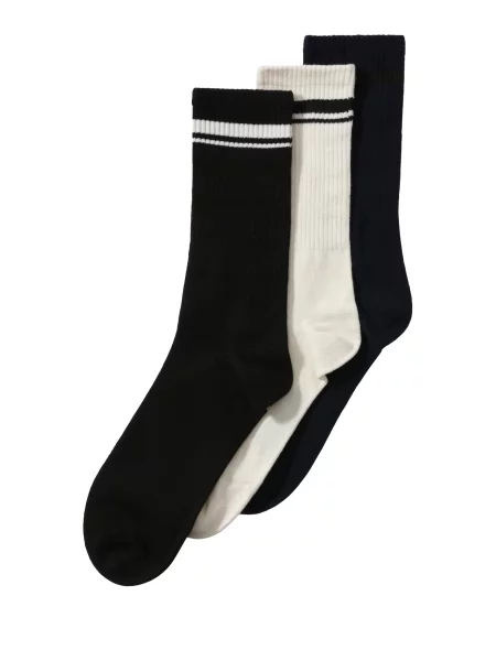 JACK & JONES Șosete JACSTOCKHOLM negru alb