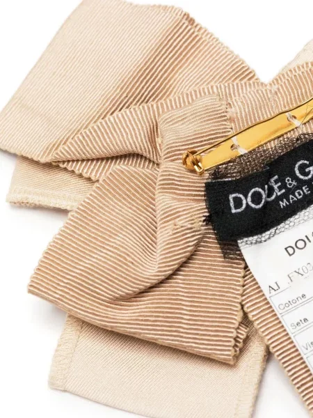 Kamínky brož Dolce & Gabbana Pre-owned zlatá
