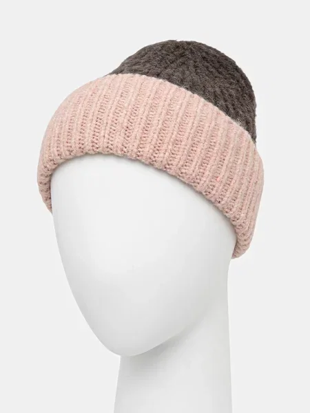 Шерстяная шапка United Colors Of Benetton коричневая