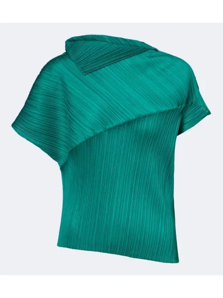 Top Pleats Please Issey Miyake zelená