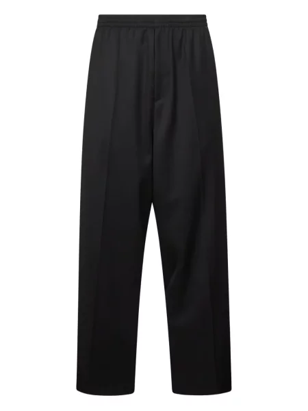 Pantaloni Balenciaga de lână negru