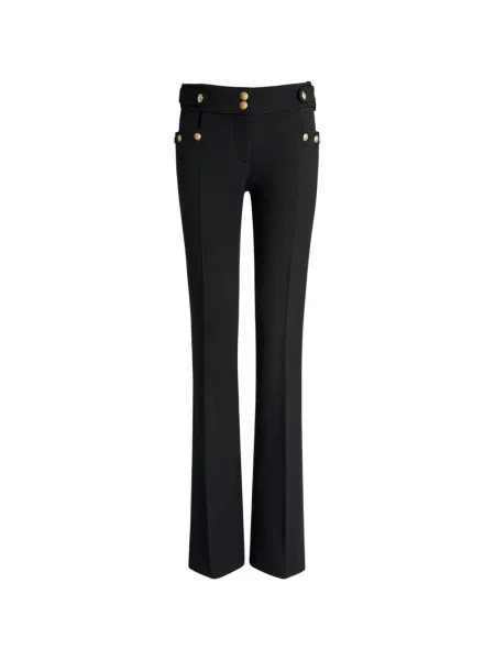 Pantaloni Balmain de lână negru