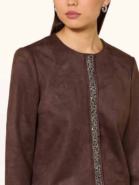 Betty Barclay Kurtka Z Ozdobnymi Kamieniami braun
