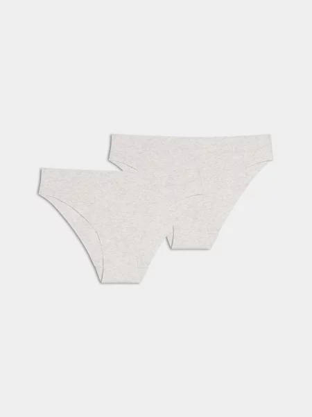 Набір трусів PUMA Invisible Cotton комбінований верх сірий