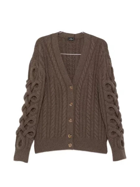 Cardigan Etro tricotate maro