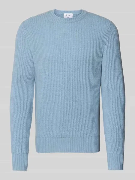 Sweter z dzianiny z kaszmiru z okrągłym dekoltem Ftc Cashmere
