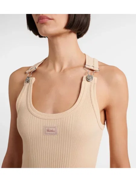 Rochie Jean Paul Gaultier tricotate bej
