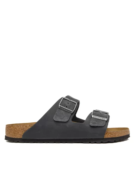 Birkenstock natikači semišasti Arizona Mixed Leather siva