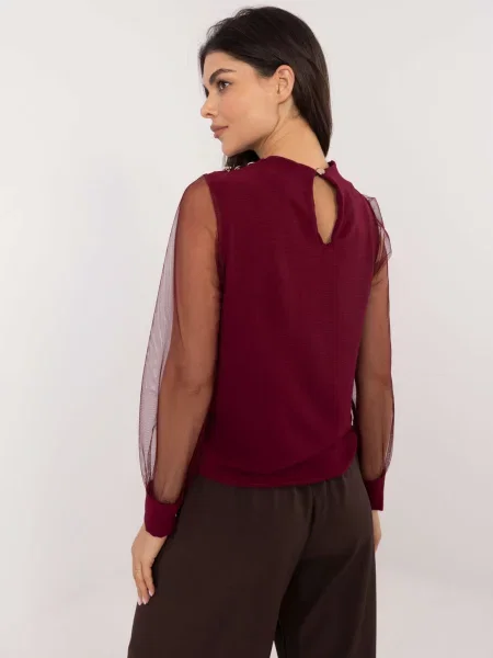 Bluză Italy Moda bordo