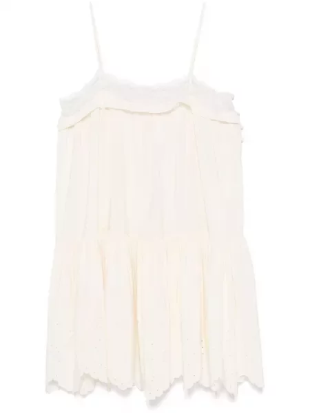 Mała sukienka mini Chloe koronkowa garniturowa