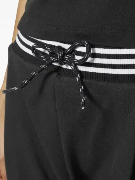 Leggings Adidas cu dungi cu imagine alergare negru