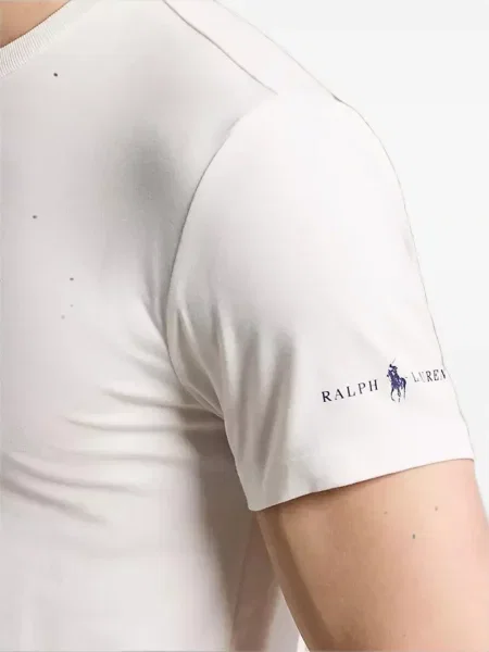 Μικρός μάλλινο polo Polo Ralph Lauren με σχέδιο μπλε
