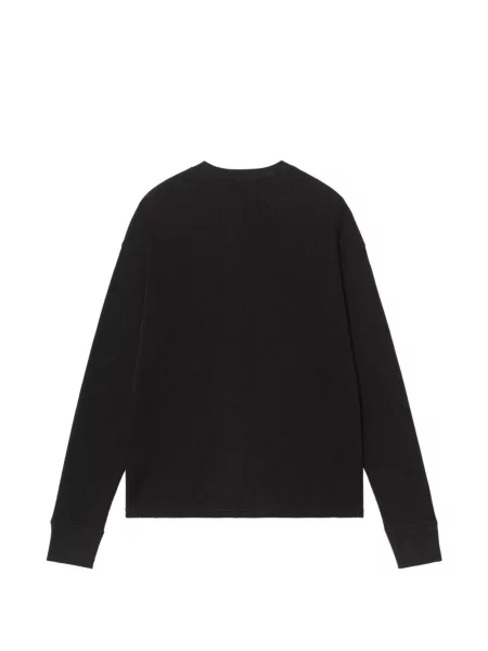 Lung tricou Carhartt Wip cu mâneci lungi negru