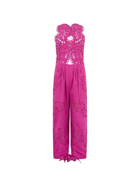 Salopetă Alberta Ferretti roz