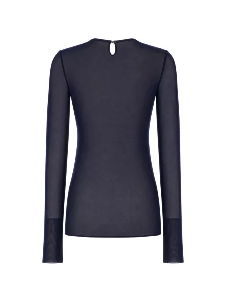 Lung tricou Co.go albastru
