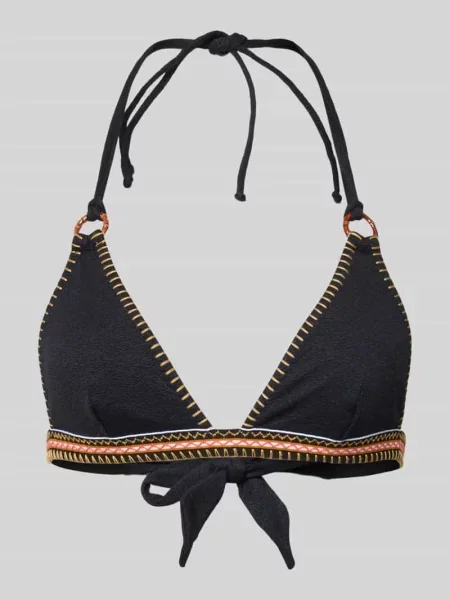 Top bikini z wiązaniem model ‘WAKO SANTANY’ Banana Moon czarny