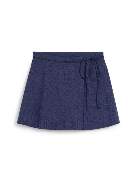 Spódnica kopertowa MOVE CLOUDSPUN AOP niebieska