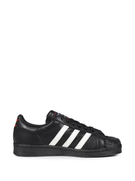 Pantofi alergare Adidas Superstar cu dungi cu volane alergare negru
