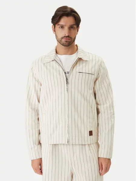 Jeansová bunda Guess Jeans béžová