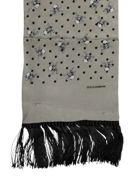 Fular Dolce & Gabbana cu franjuri