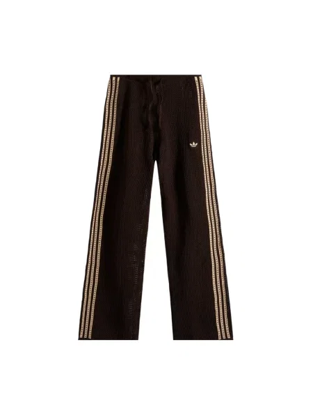 Spodnie dresowe Adidas brązowe