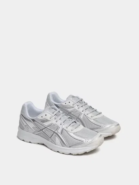 Синтетический кроссовки Asics серые
