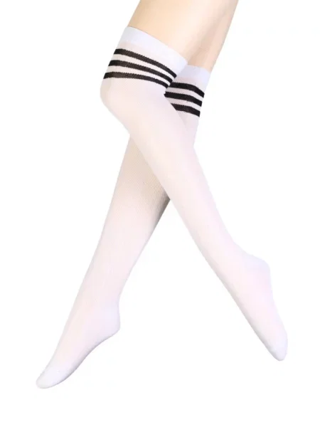 Sokisahtel Κάλτσες LIZZY cotton knee-highs' λευκό