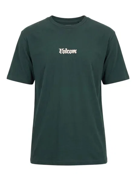 Volcom Tricou LINEAR BSC bej deschis / verde închis alb