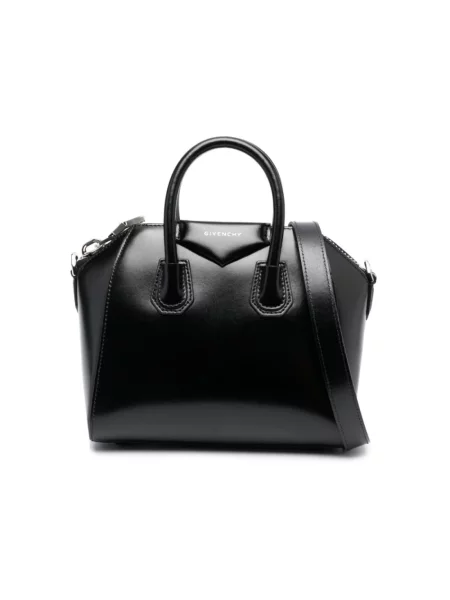 Mała mały torebka skórzana Givenchy Antigona elegancka czarna