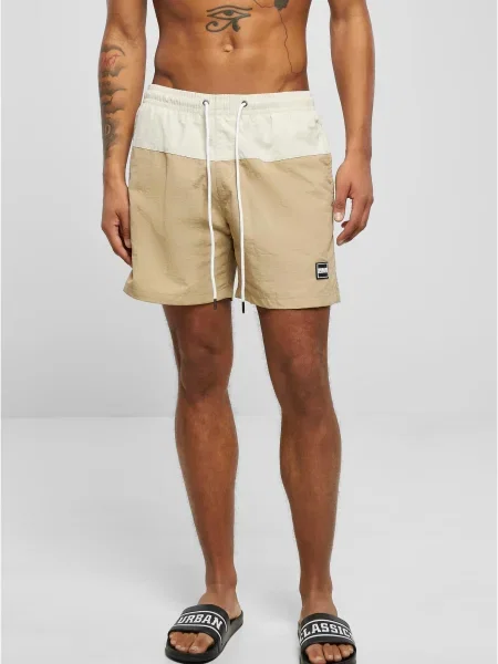 Plavalne hlačke Urban Classics bež