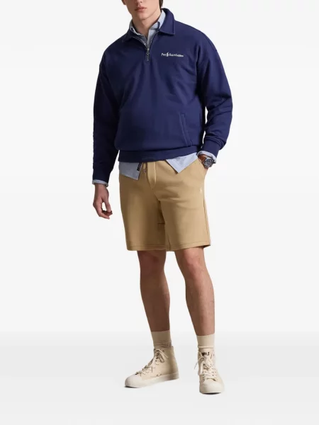 Πλεκτό polo Polo Ralph Lauren με σχέδιο με λαιμόκοψη v πράσινο