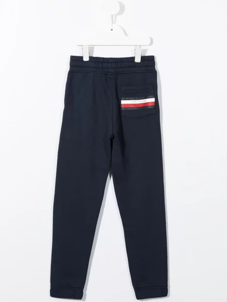 Dětské kalhoty Tommy Hilfiger modré