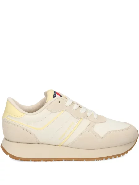 Sneakerși Tommy Jeans din piele de căprioară alergare
